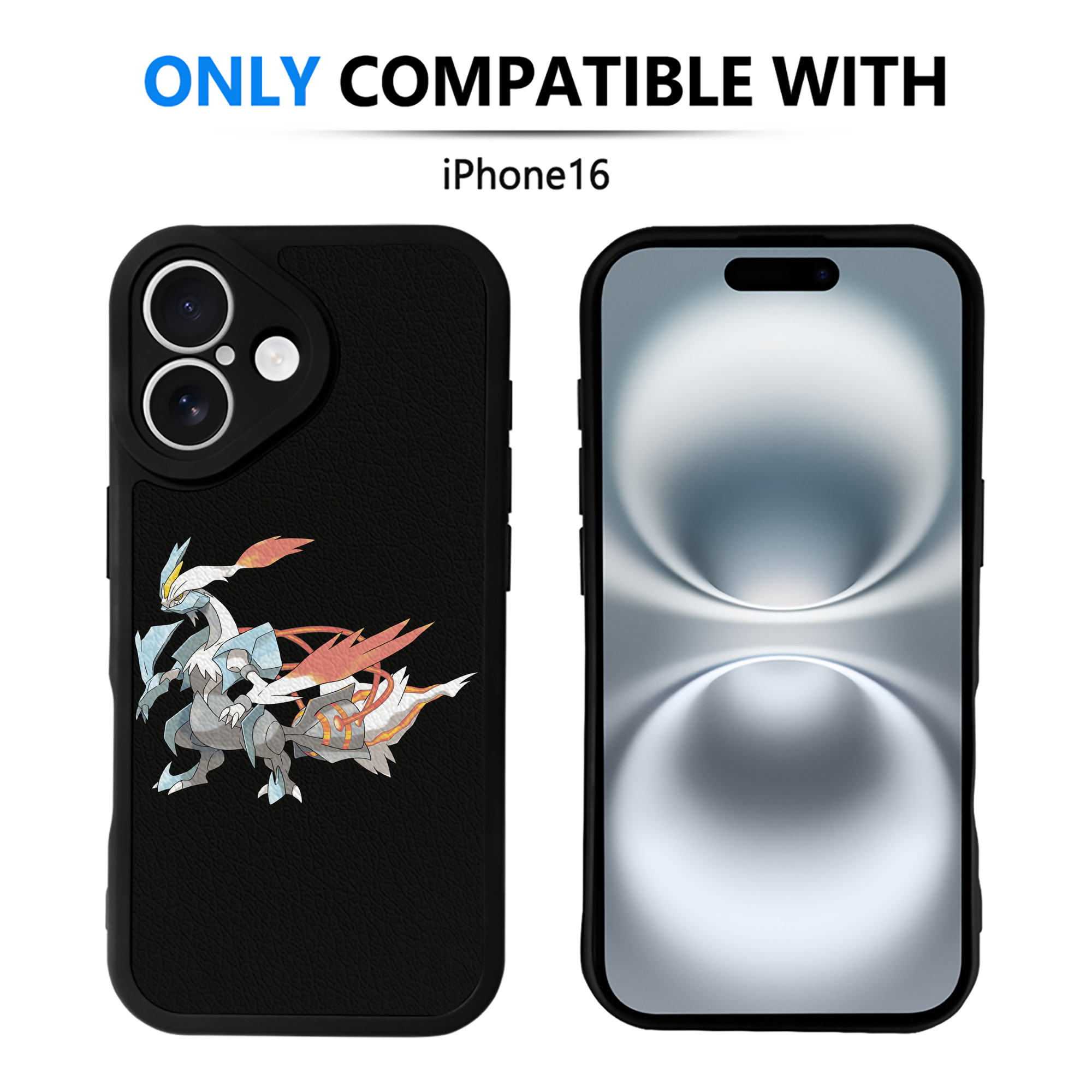 （画像用） ポケットモンスター Pokémon 【iPhone 16シリーズ対応】シリコンスマホケース（レザー調） 材質：シリコン